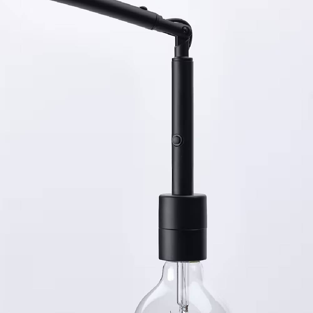 картинка Торшер изогнутый Ikea Regnskur/Skaftet, черный от магазина Одежда+