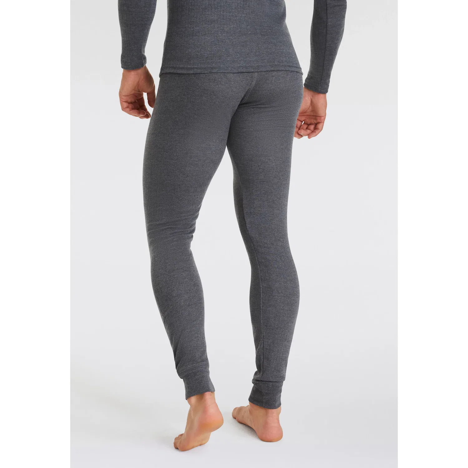 картинка Мужские термолеггинсы Long John Heatkeeper, Gray Melange от магазина Одежда+