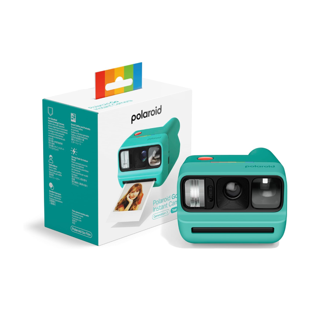 картинка Фотоаппарат Polaroid Go Generation 3, бирюзовый от магазина Одежда+
