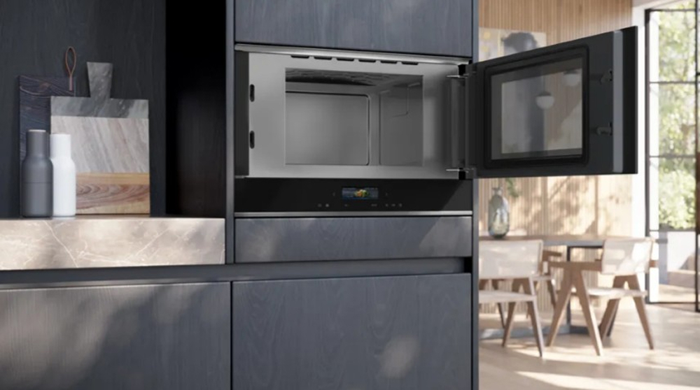 картинка Микроволновая печь Siemens BF722R1B1, 600 Вт, черный от магазина Одежда+