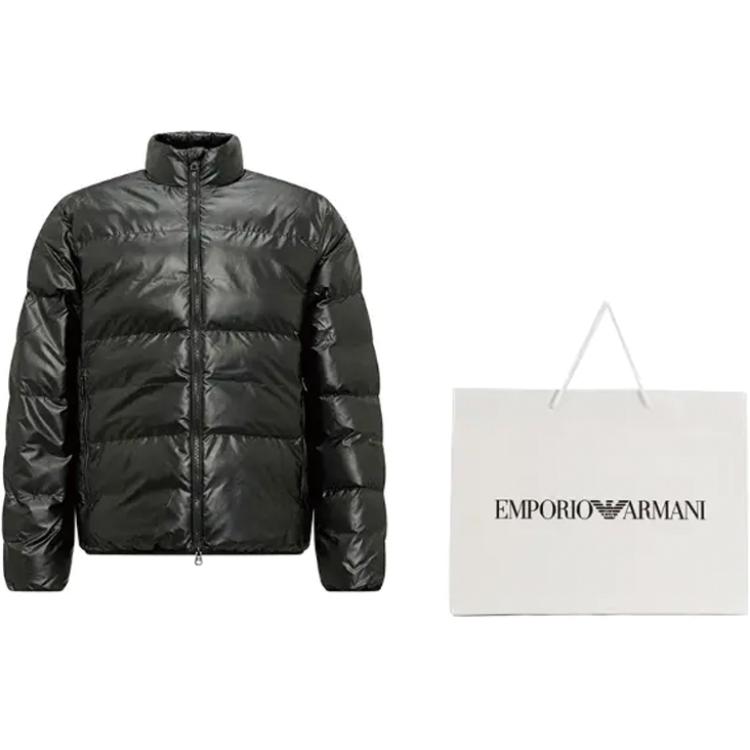 картинка Куртка пуховик мужская черная FW23 EMPORIO ARMANI от магазина Одежда+