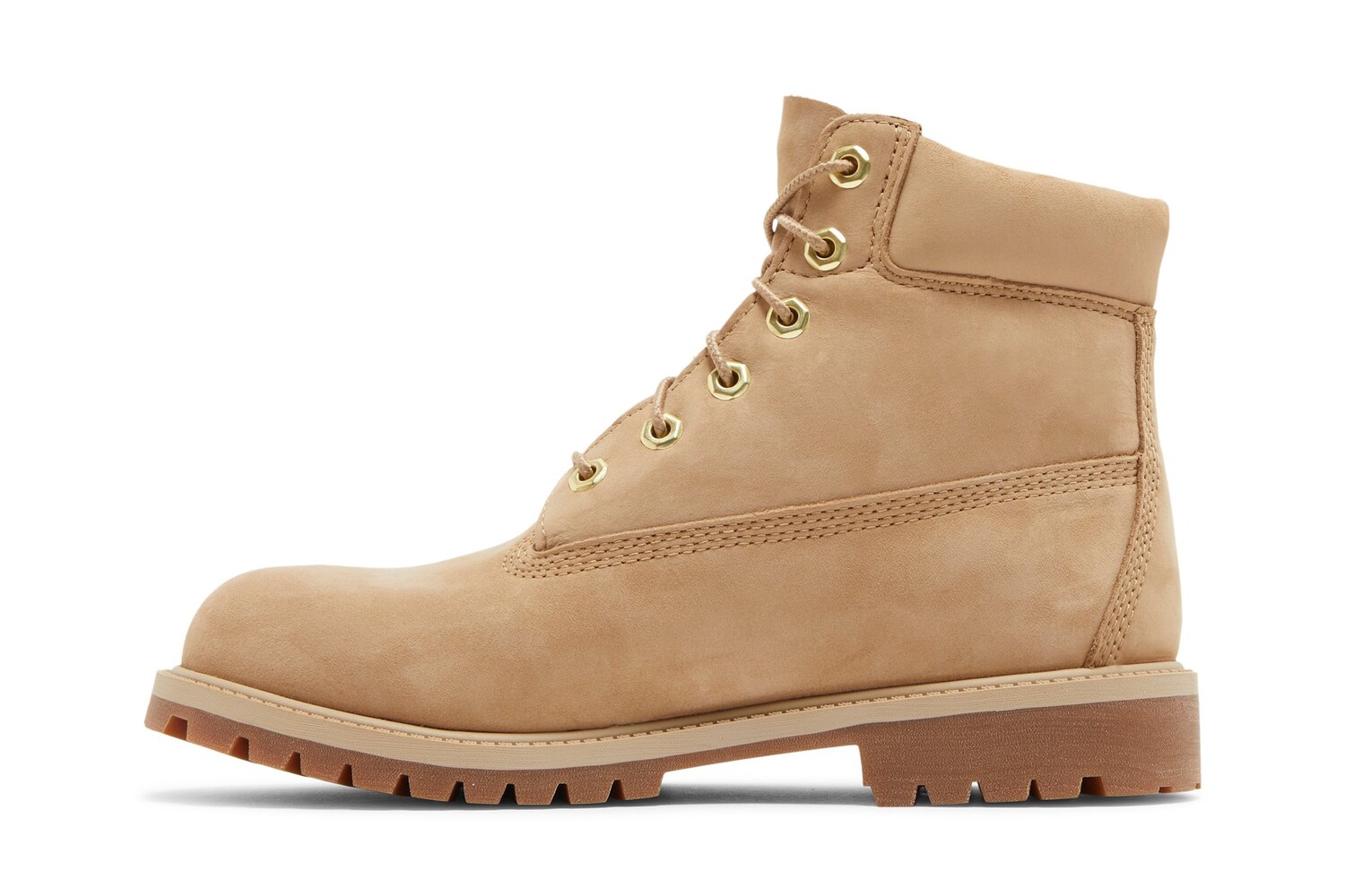 картинка Ботинки Timberland Premium 6 Inch Junior, подростковые, светло-бежевые от магазина Одежда+