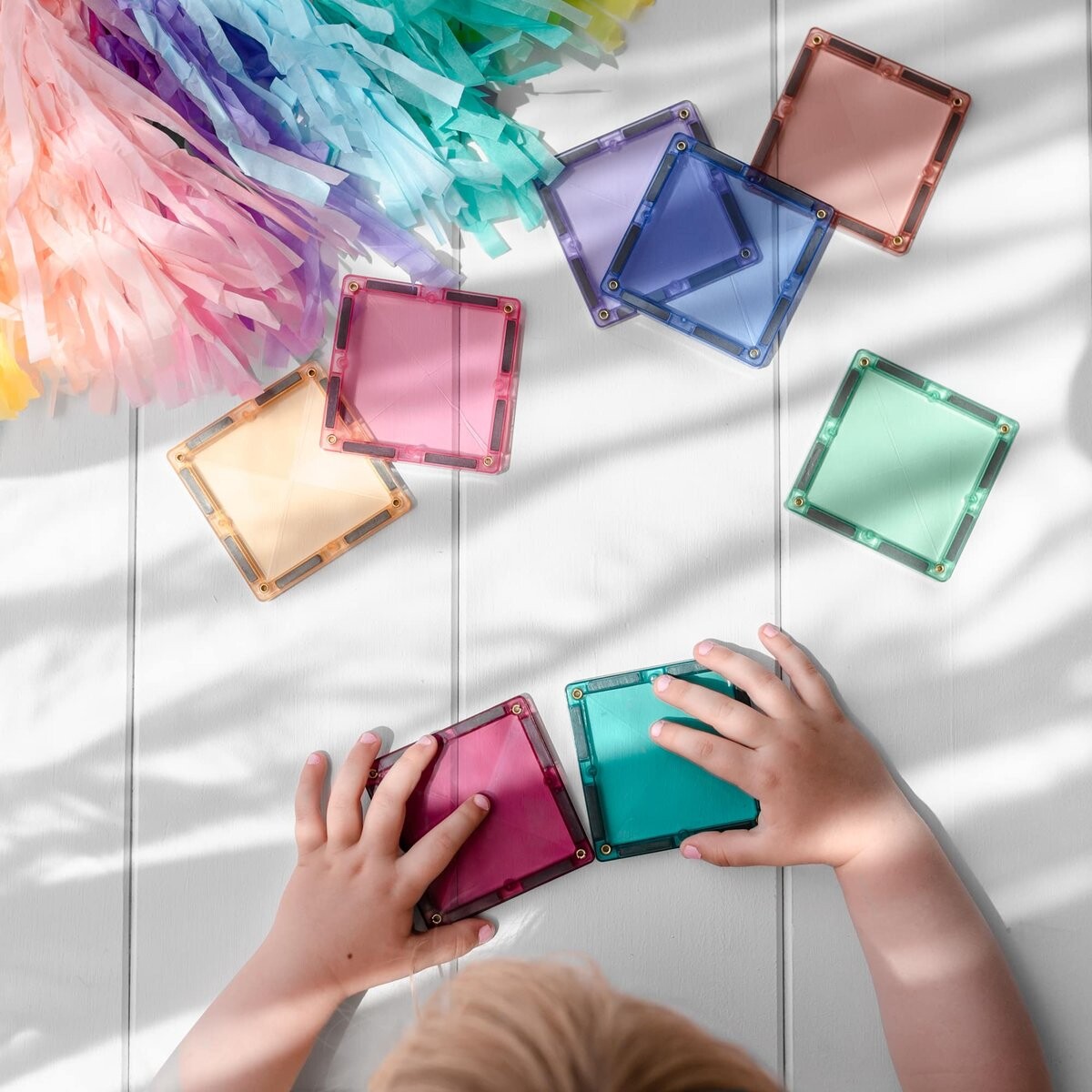 картинка Магнитные блоки Pastel Creative Pack 120 элементов Connetix от магазина Одежда+