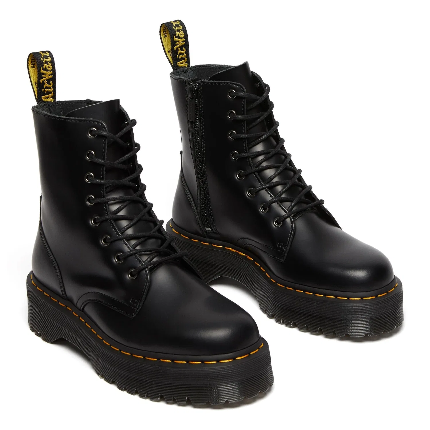 картинка Ботинки мужские Dr. Martens 1460 Milled Smooth, черные полированные от магазина Одежда+