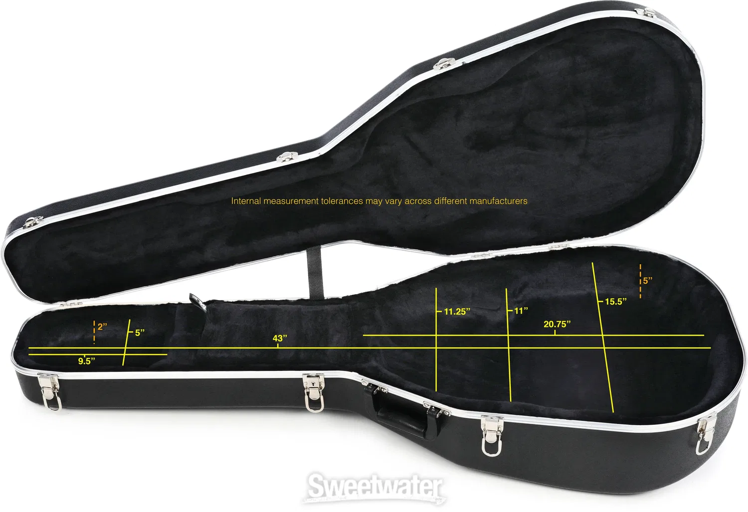 картинка Чехол для гитары Ovation ABS Mid/Deep - черный от магазина Одежда+