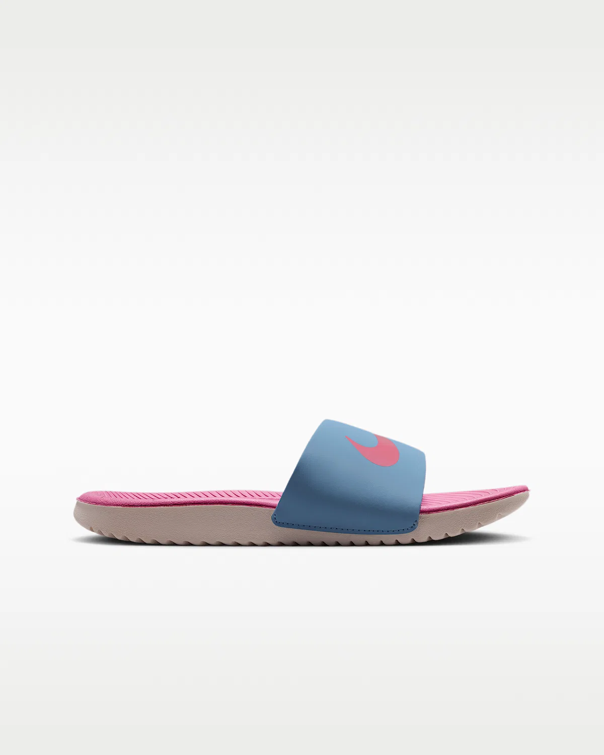 картинка Детские слайды Nike Kawa, Work Blue/Chalk/Peony от магазина Одежда+
