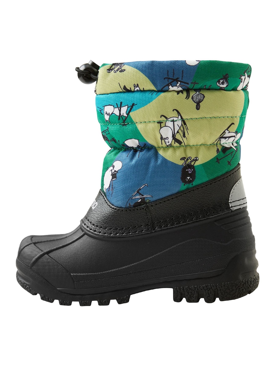 картинка Зимние ботинки Reima Moomin Nefar, синий/зеленый от магазина Одежда+