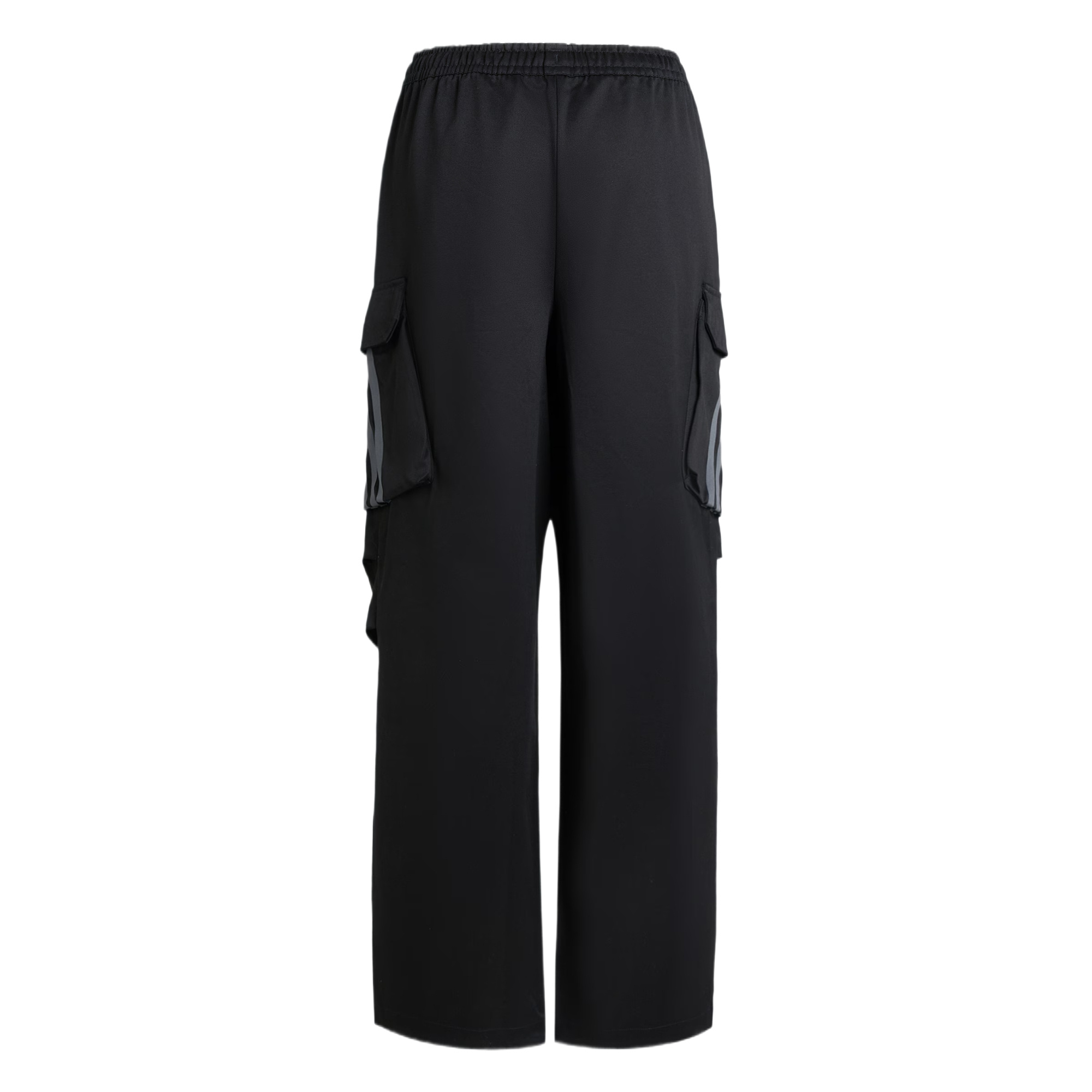 картинка Тканые парашютные штаны повседневные брюки women's Adidas, черный от магазина Одежда+