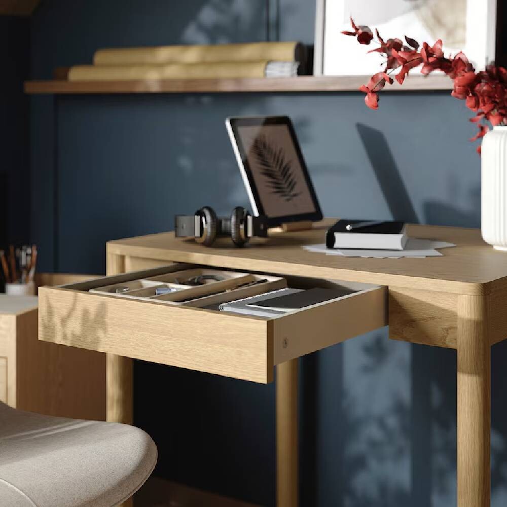 картинка Письменный стол IKEA TONSTAD, 75x60 см, дубовый шпон от магазина Одежда+