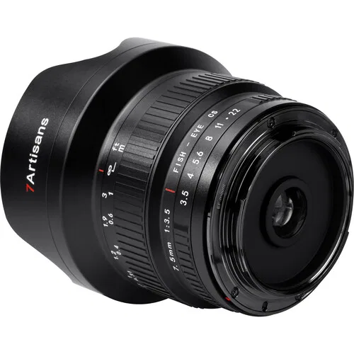 картинка Объектив 7Artisans 7.5mm f/3.5 Fisheye (Canon EF) от магазина Одежда+