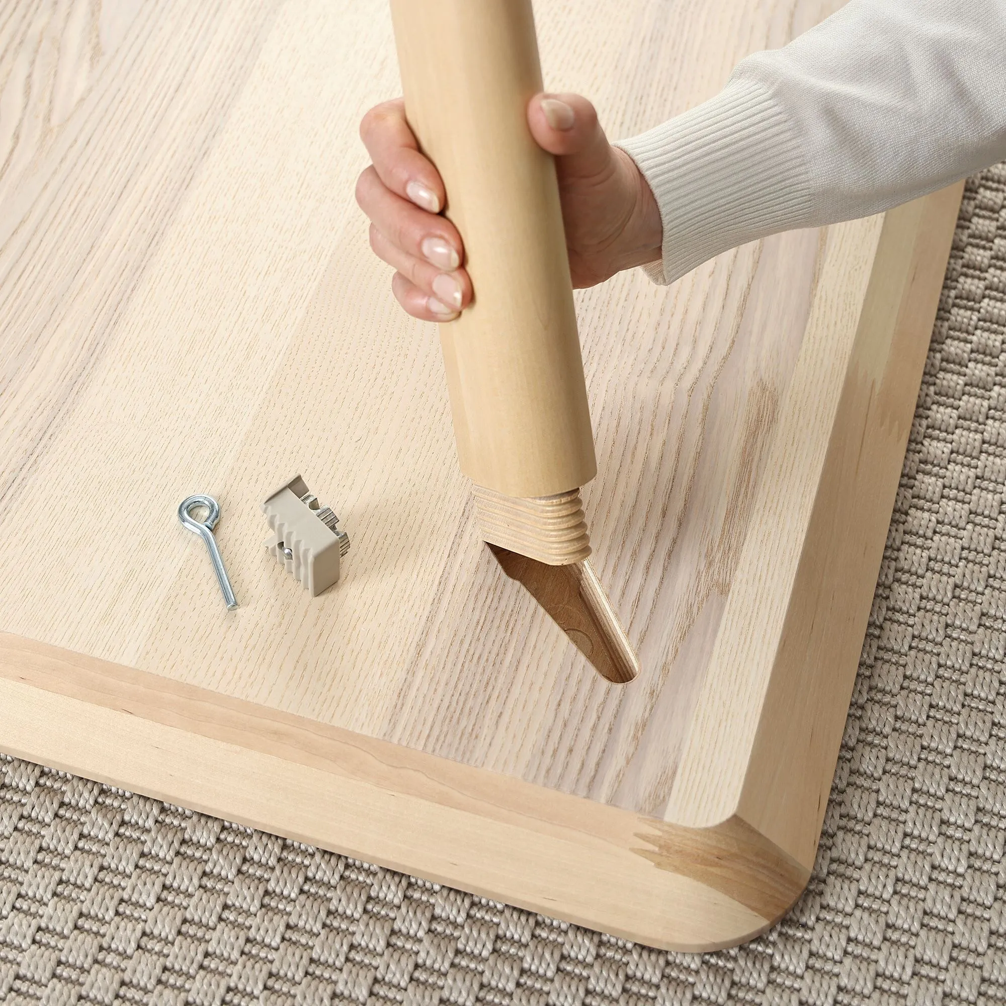 картинка Кухонный стол Ikea Lisabo 88х78, шпон ясеня от магазина Одежда+