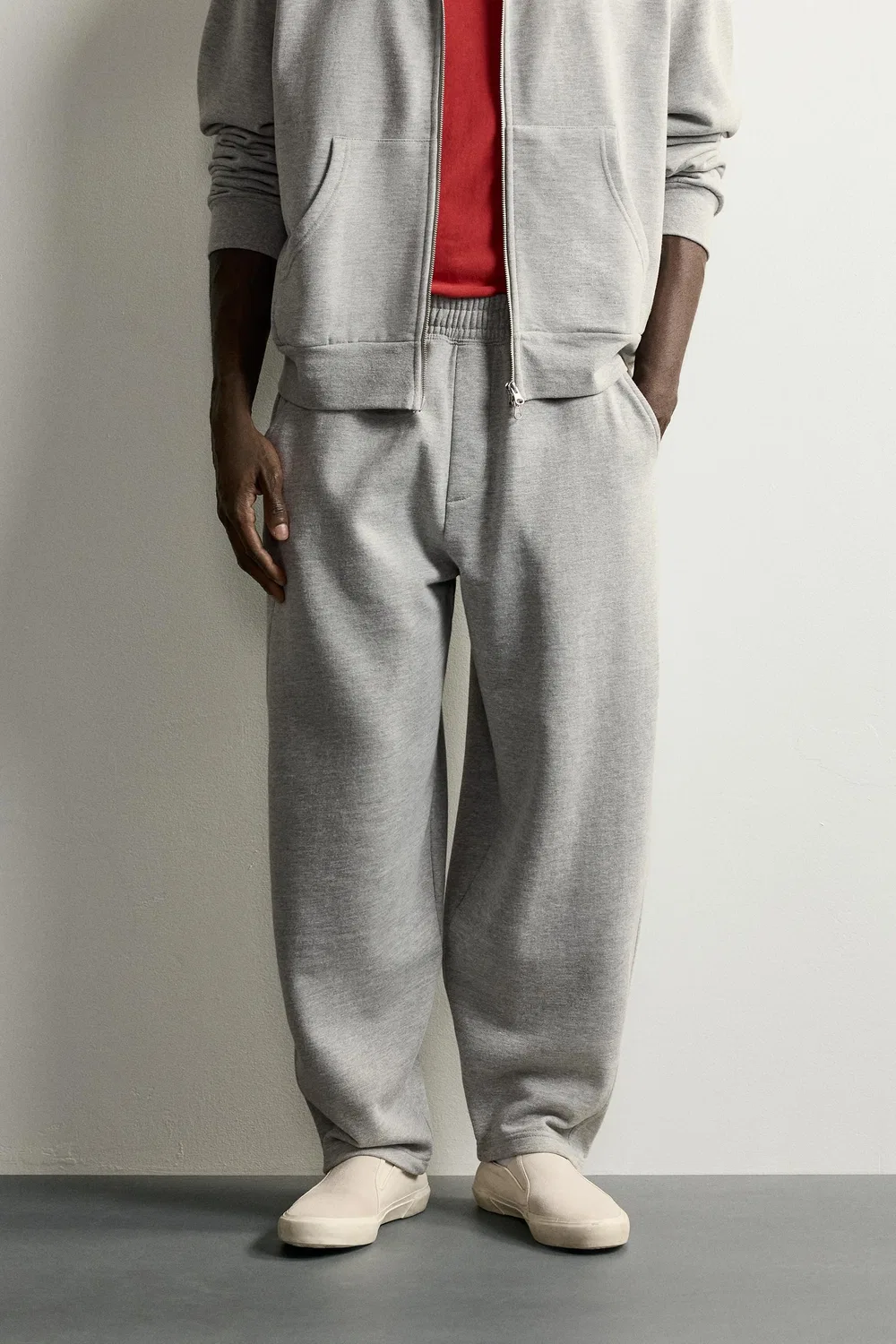 картинка Простые спортивные штаны Balloon Fit ZARA, Grey marl от магазина Одежда+