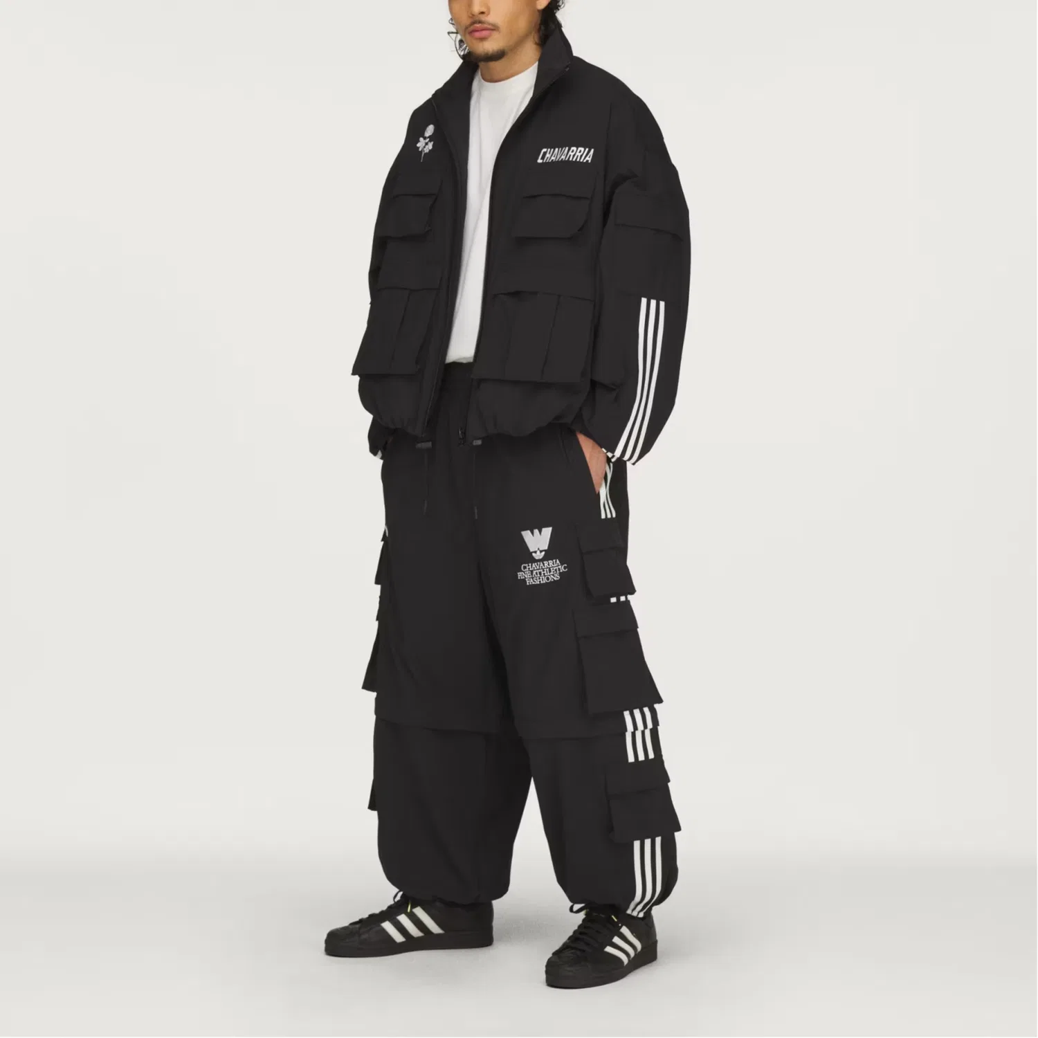 картинка Куртка Adidas Originals x Willy Chavarria Track, черный от магазина Одежда+