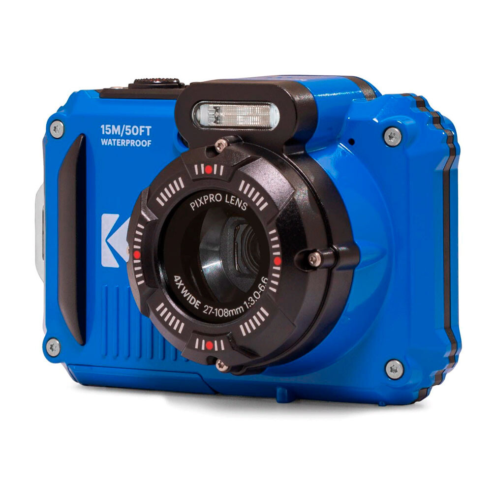 картинка Цифровой фотоаппарат Kodak PixPro WPZ2, водонепроницаемый, ударопрочный, синий от магазина Одежда+