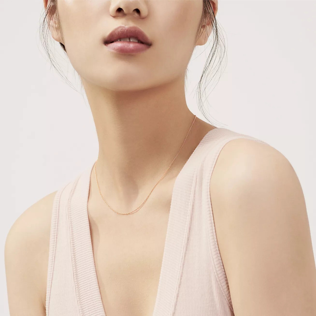 картинка Колье-цепочка Tiffany & Co. 18k Rose Gold, розовое золото от магазина Одежда+