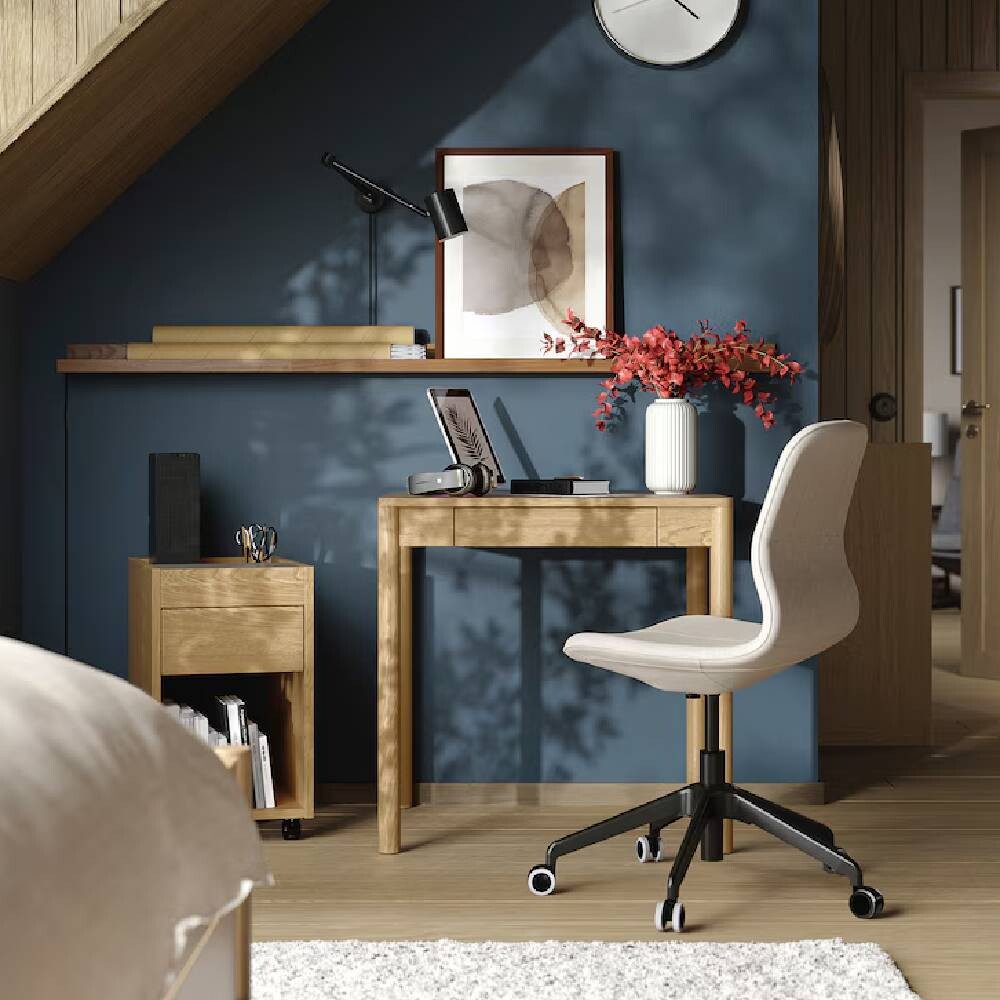 картинка Письменный стол IKEA TONSTAD, 75x60 см, дубовый шпон от магазина Одежда+