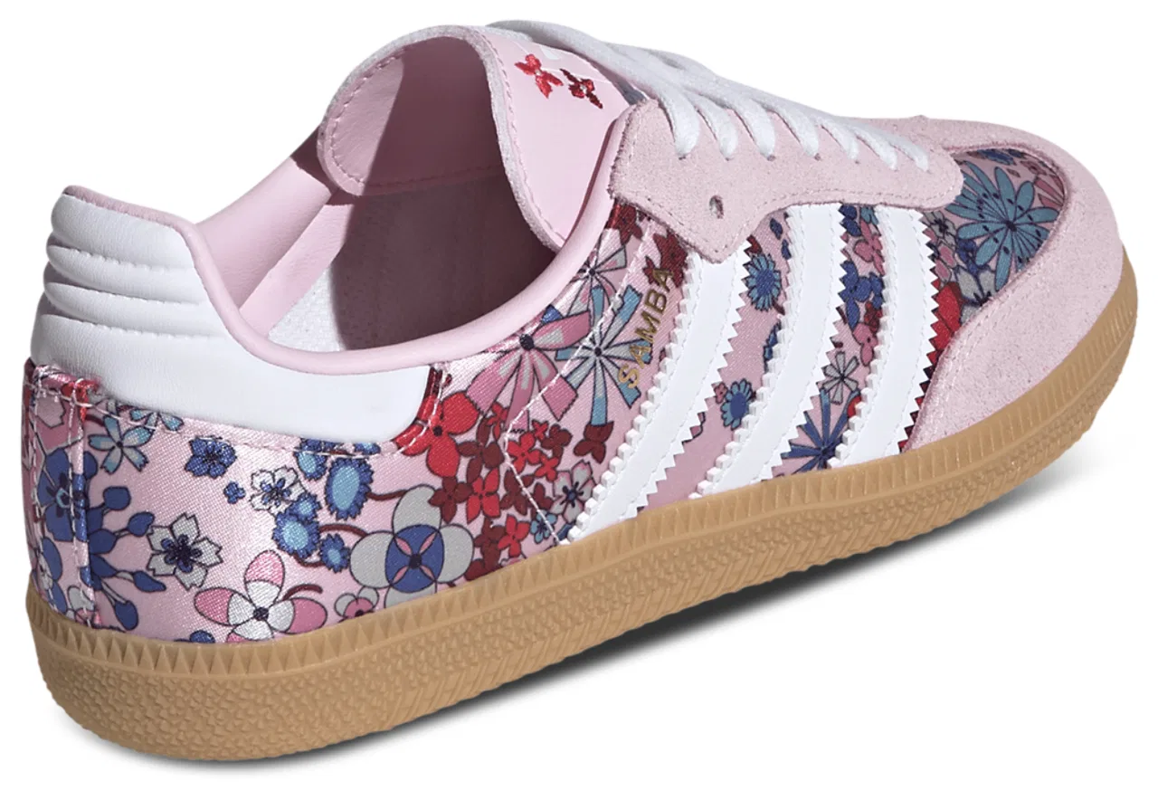 картинка Кроссовки для девочек Samba OG Adidas, розовый/синий от магазина Одежда+