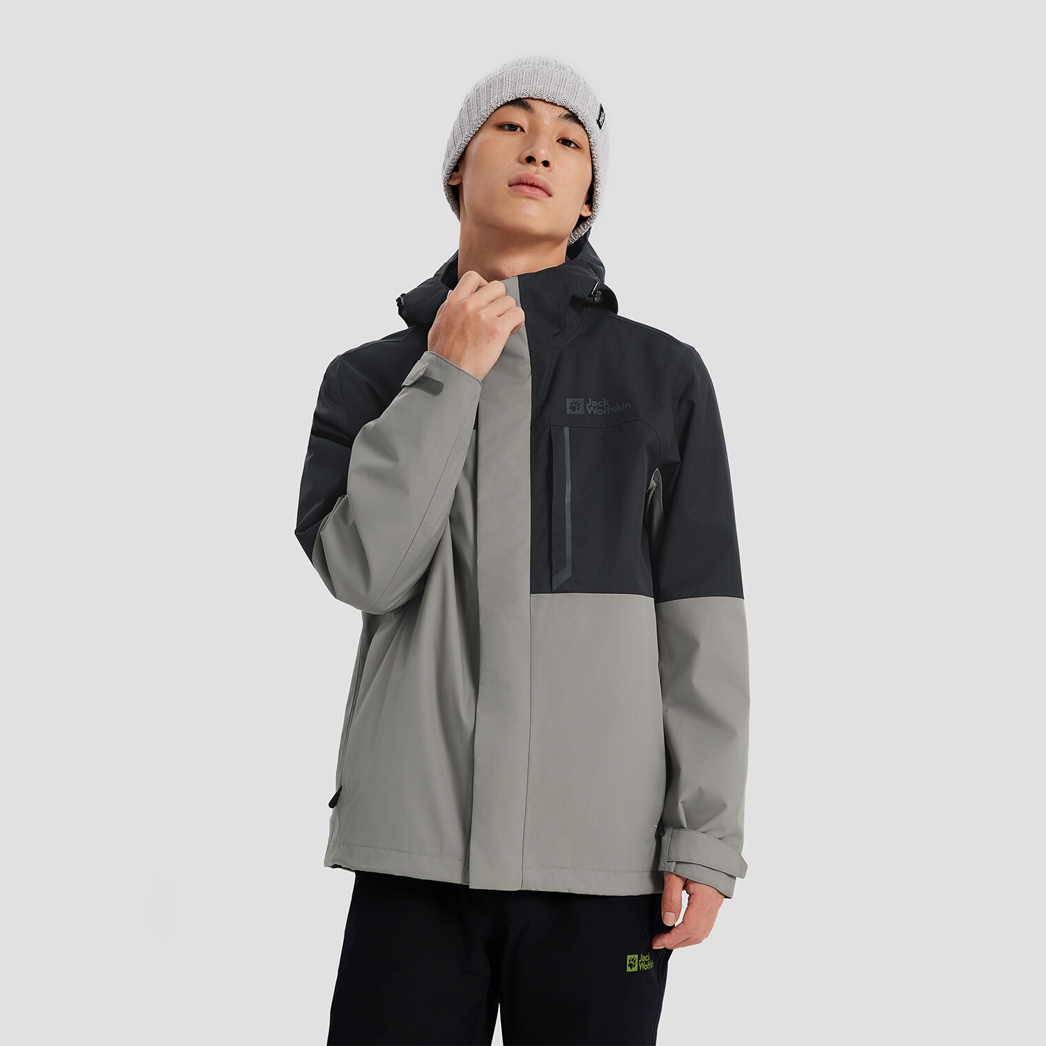 картинка Ветровка мужская Jack Wolfskin, черный от магазина Одежда+