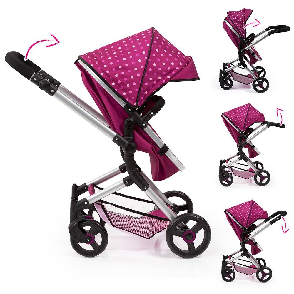 картинка Коляска Bayer City Baby Doll, синий от магазина Одежда+