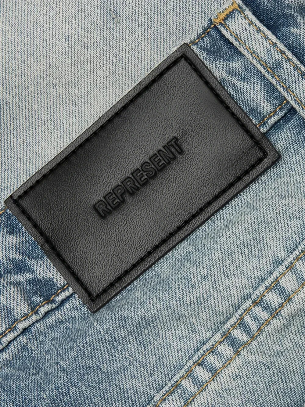 картинка Рваные джинсы Heaton Represent, синий от магазина Одежда+