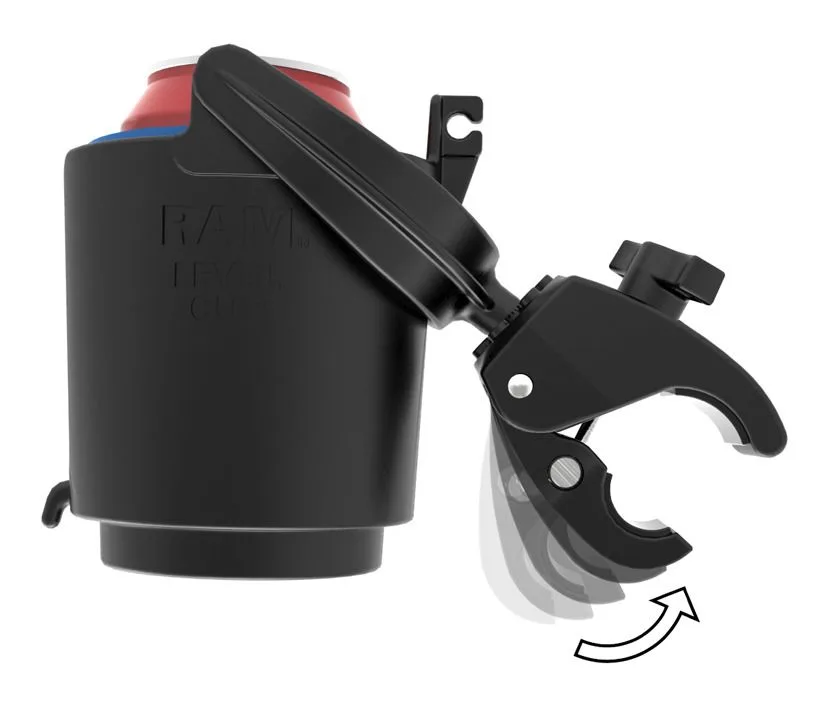 картинка Комплект подстаканников Tough-Claw RAM Mounts, черный от магазина Одежда+