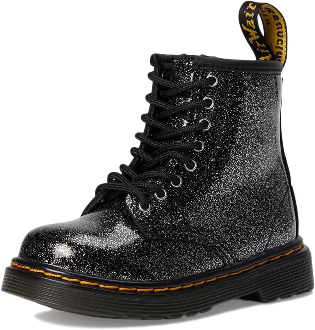картинка Ботинки Dr. Martens 1460 Softy T унисекс детские, черный/серебристый от магазина Одежда+