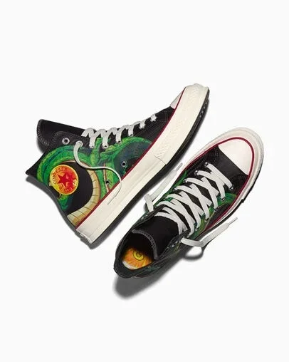 картинка Кеды Converse Chuck 70 x Dragon Ball Z, черный/желтый от магазина Одежда+