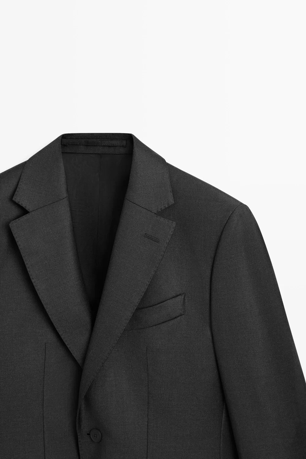 картинка Пиджак Massimo Dutti 100% Cool Wool Suit , угольно-серый от магазина Одежда+