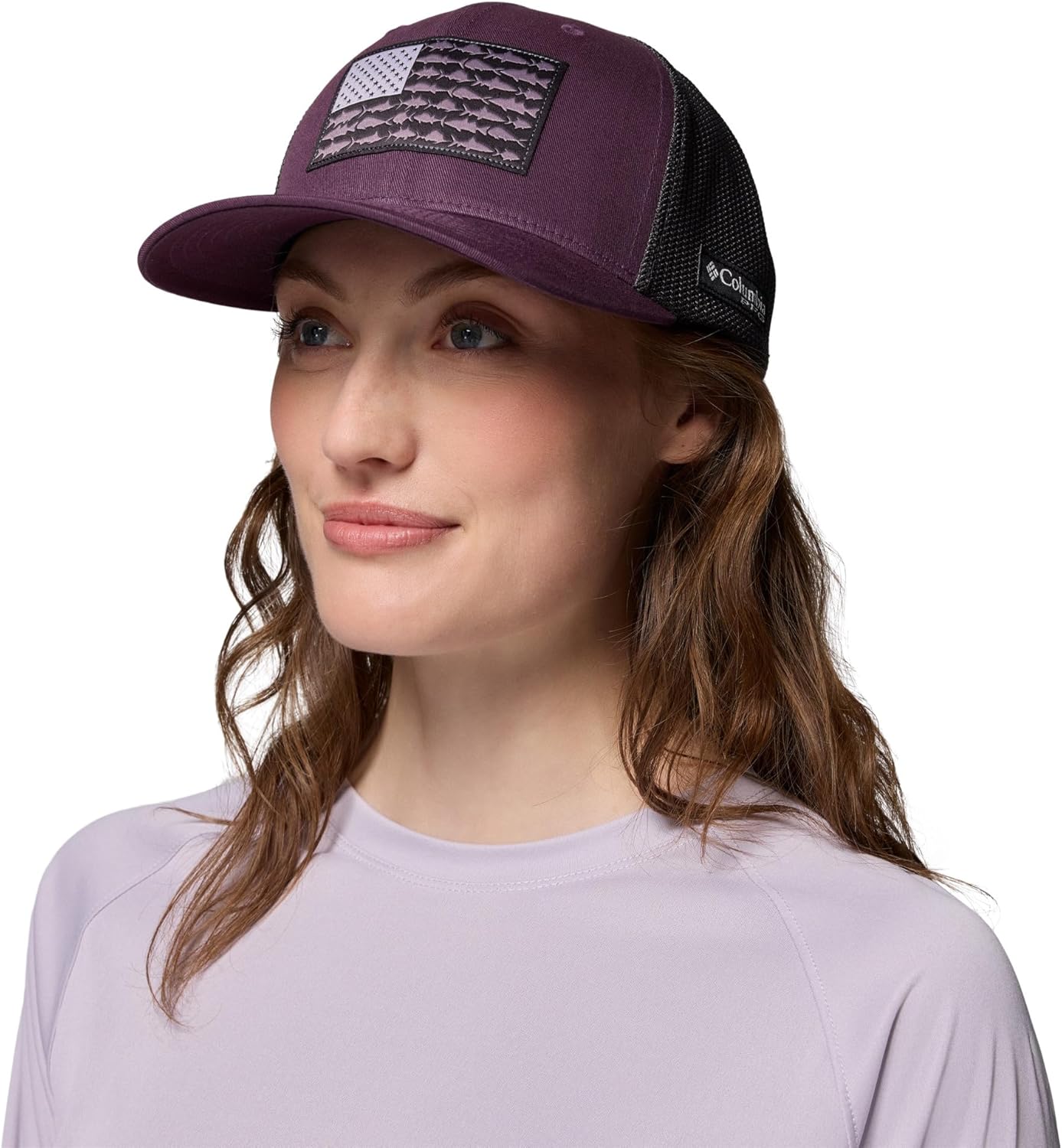 картинка Бейсболка Columbia PFG для взрослых, Dusty Purple от магазина Одежда+