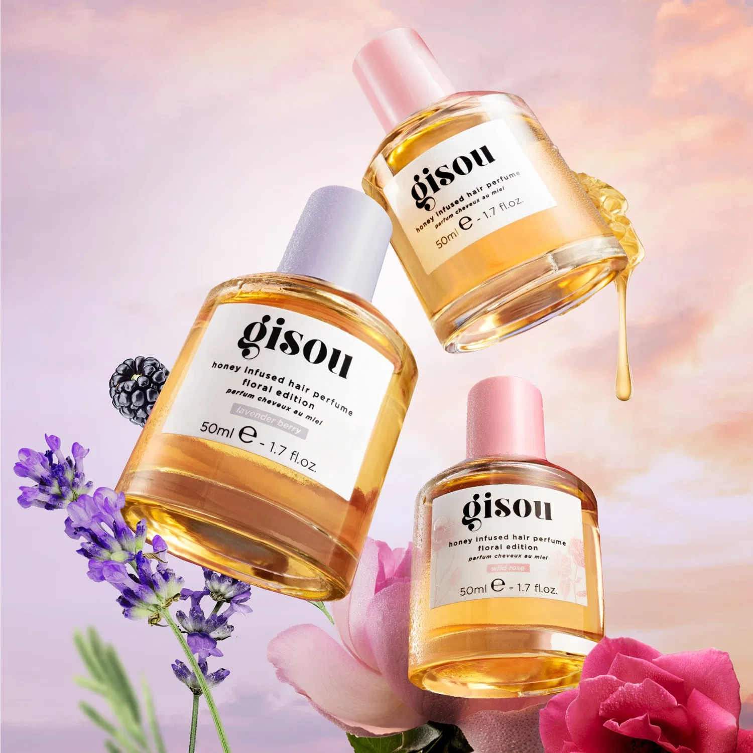 картинка Парфюм для волос с медом Wildflower Honey, 50 мл, GISOU от магазина Одежда+