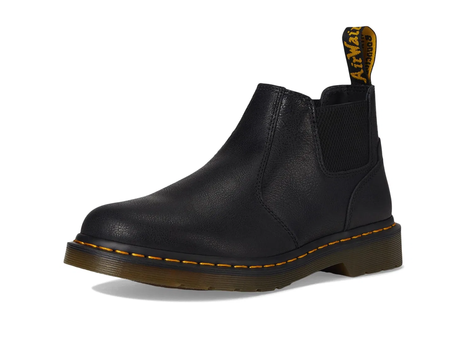 картинка Ботинки-челси Dr. Martens 2976 Lo Chelsea, кожаные, черные от магазина Одежда+