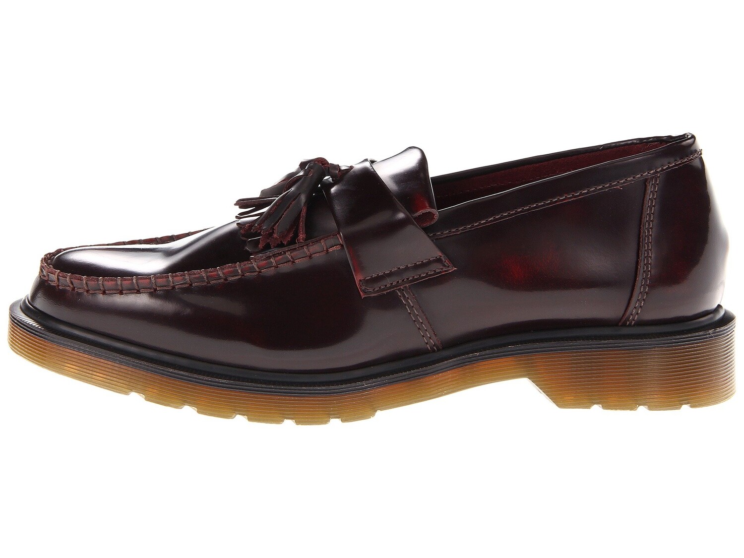 картинка Лоферы Dr. Martens Adrian, кожаные, с кисточками, черные от магазина Одежда+