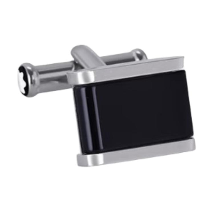 картинка MONTBLANC Мужские запонки из нержавеющей стали серебристого цвета от магазина Одежда+