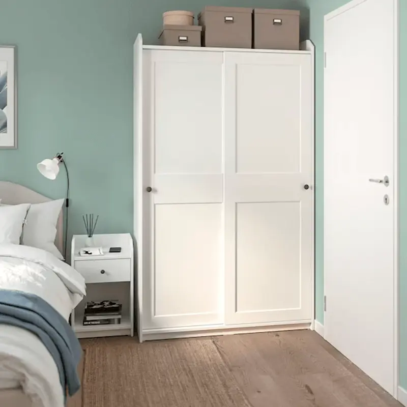 картинка Прикроватная тумба Ikea Hauga, 40x36 см, белый от магазина Одежда+