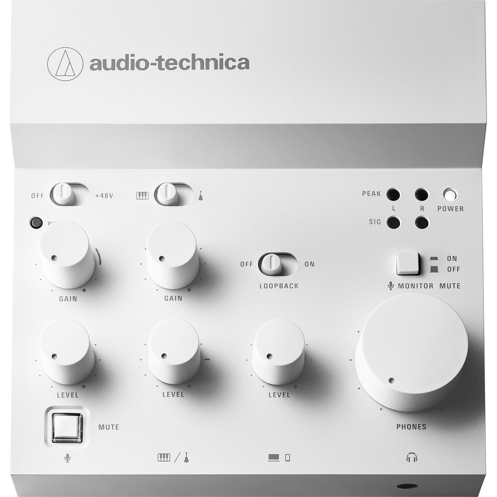 картинка Audio-Technica AT-UMX3 Livestreaming USB Audio Mixer AT-UMX3WH от магазина Одежда+