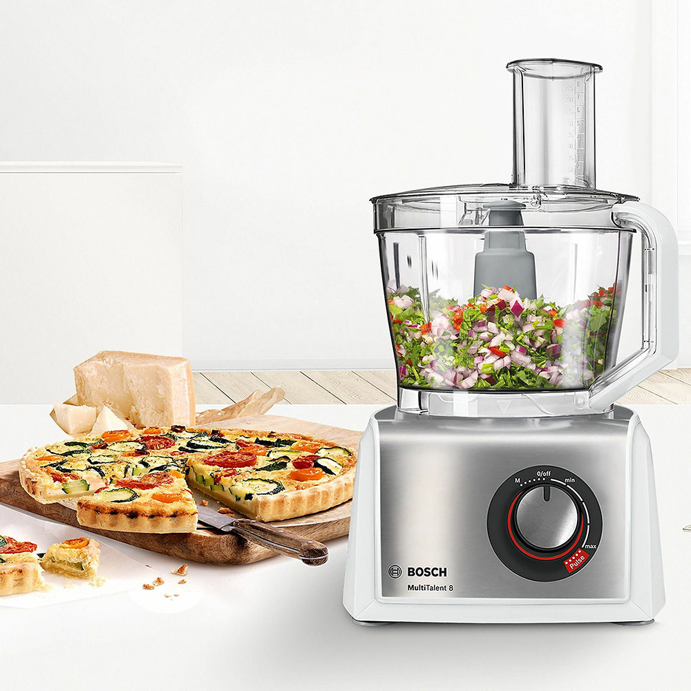 картинка Кухонный комбайн BOSCH MC812S814, белый серебристый от магазина Одежда+
