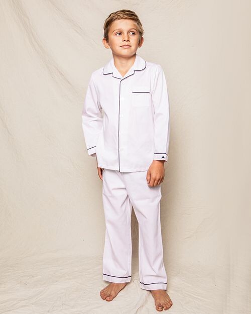 картинка Белый пижамный комплект унисекс Petite Plume, цвет White от магазина Одежда+