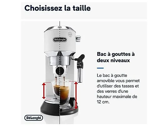 картинка Кофеварка рожковая DeLonghi EC 685, белый от магазина Одежда+