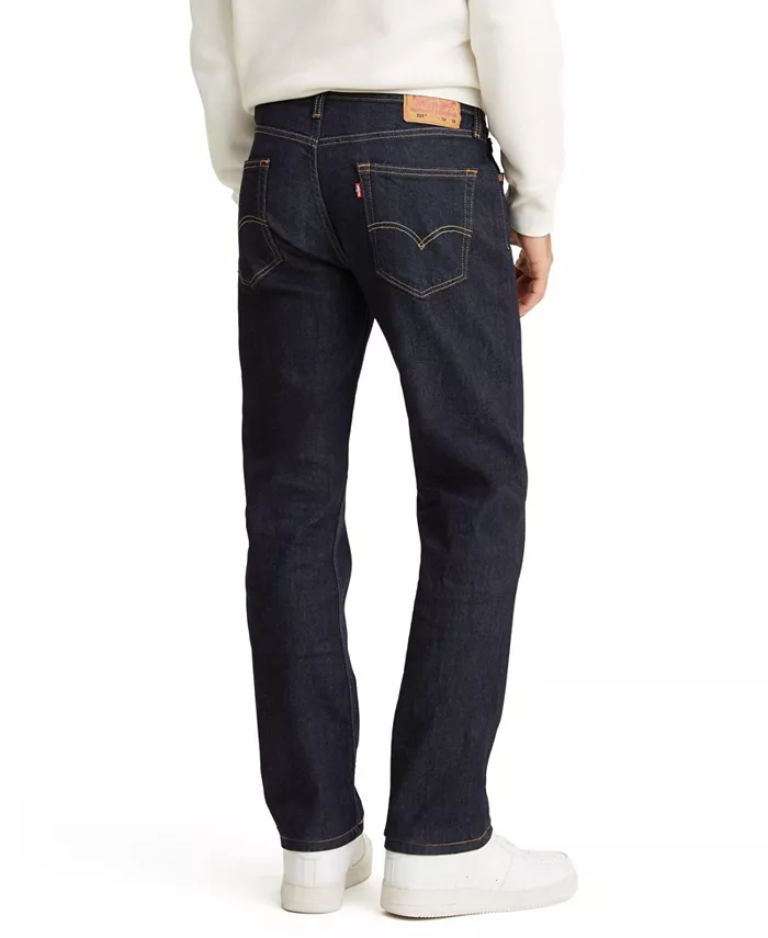 картинка Джинсы Levi’s 514 Flex Straight-Fit, сине-черный от магазина Одежда+