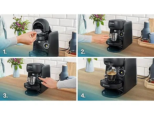 картинка Кофемашина капсульная Bosch TAS162E Tassimo Finesse Friendly, черный от магазина Одежда+