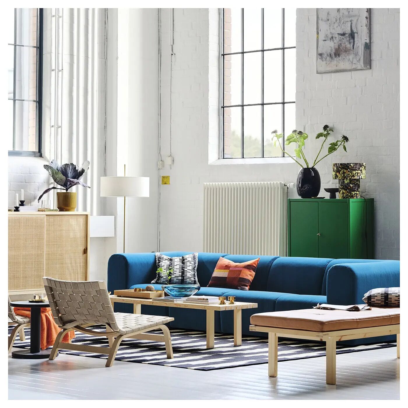 картинка Скамейка с подушкой STOCKHOLM 2025 IKEA от магазина Одежда+
