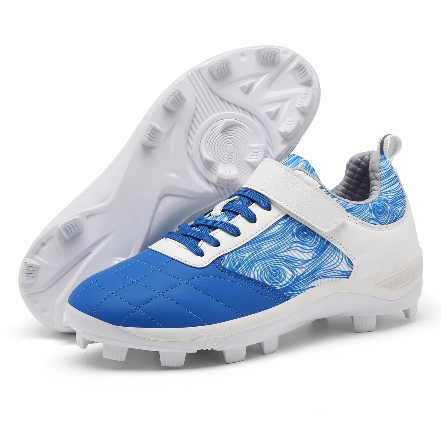 картинка Женские бутсы для софтбола White Blue DHAEY, White Blue от магазина Одежда+