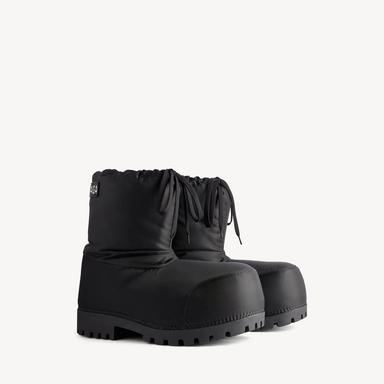 картинка BALENCIAGA Мужские ботинки Alaska черного цвета от магазина Одежда+
