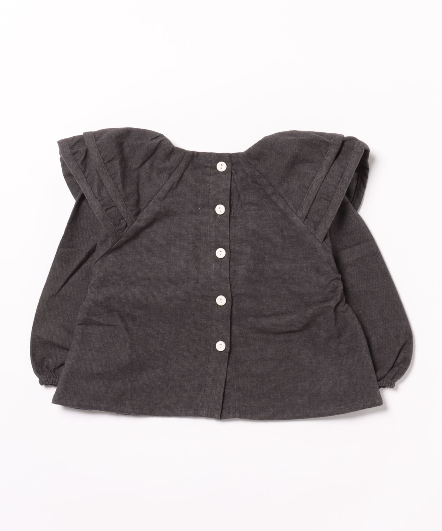 картинка Топ с оборками Aimoha Kids, Dark Gray от магазина Одежда+