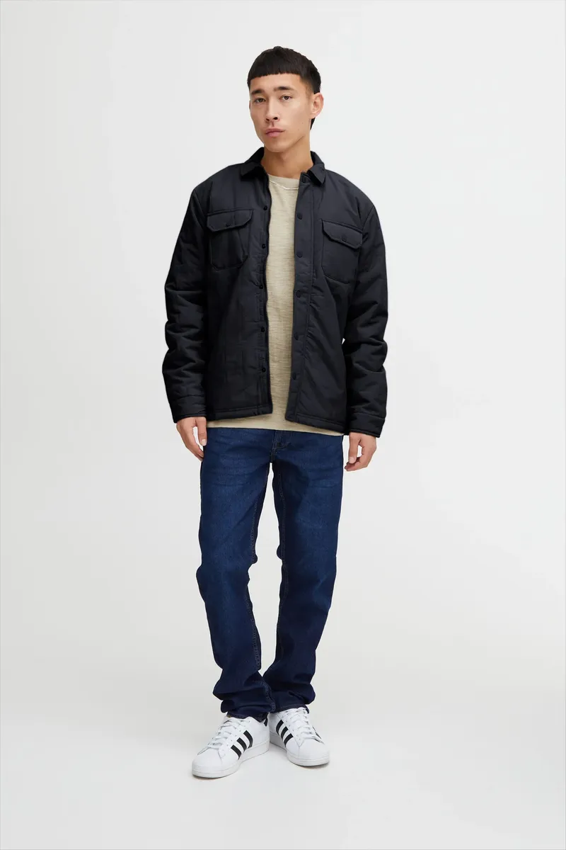 картинка Куртка-рубашка из смесового материала "BLEND BHJacket", черный от магазина Одежда+