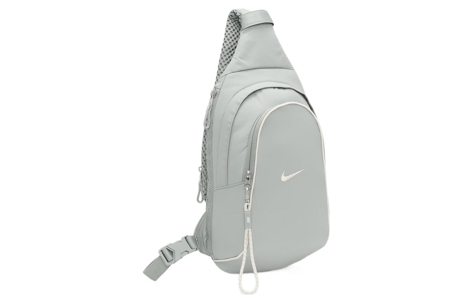 картинка Сумка-слинг Nike из переработанного полиэстера, цвет мика-зеленый от магазина Одежда+