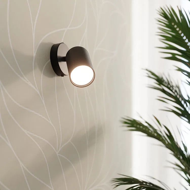 картинка Бра LEMMI 1 алюминиевое Sollux Lighting, Black от магазина Одежда+