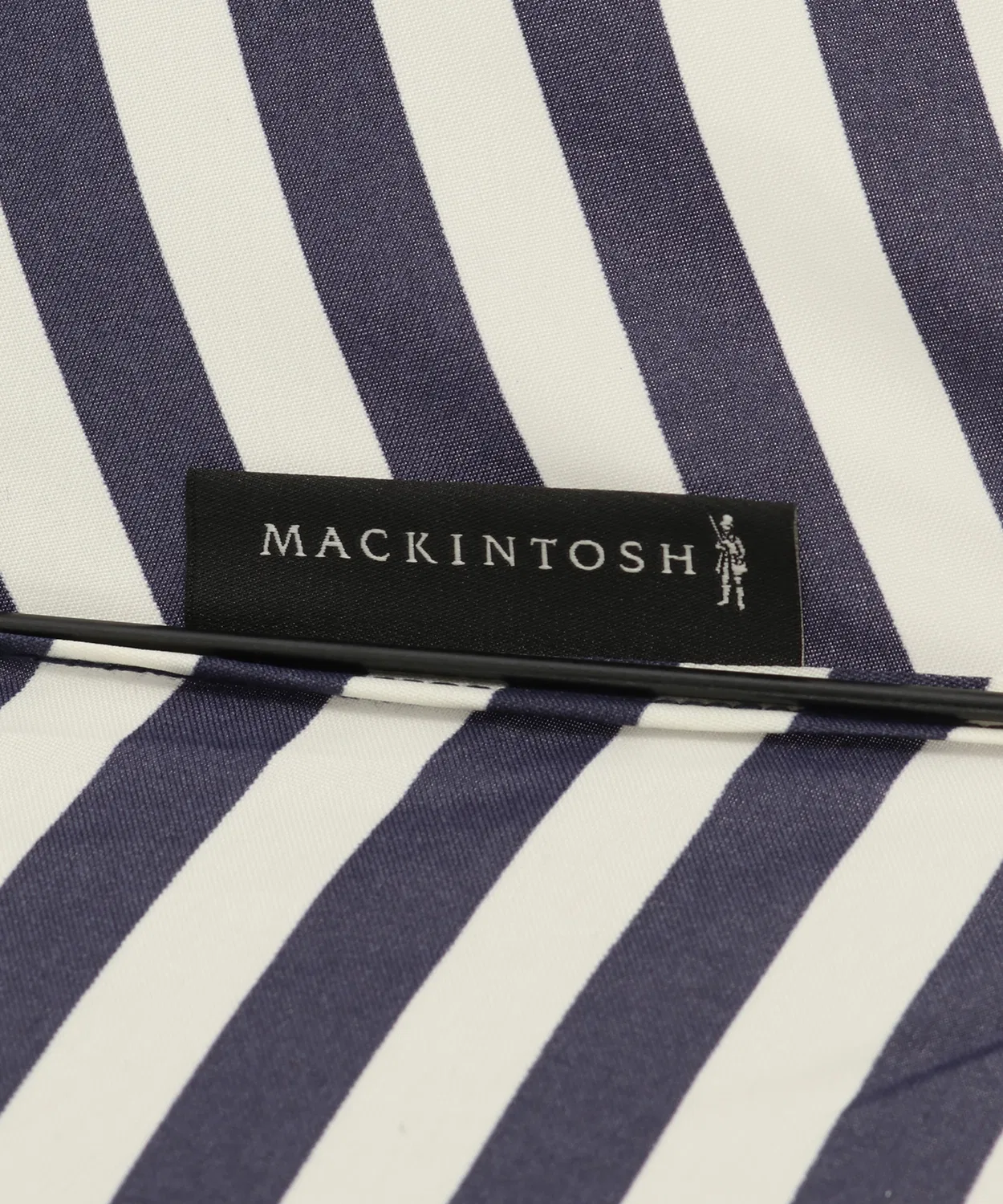 картинка IENA Женский зонт-трость складной с полоской MACKINTOSH, Navy от магазина Одежда+