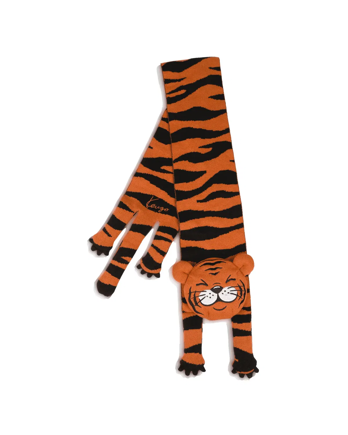 картинка Детский шарф с принтом Kenzo Kids, Naranja от магазина Одежда+