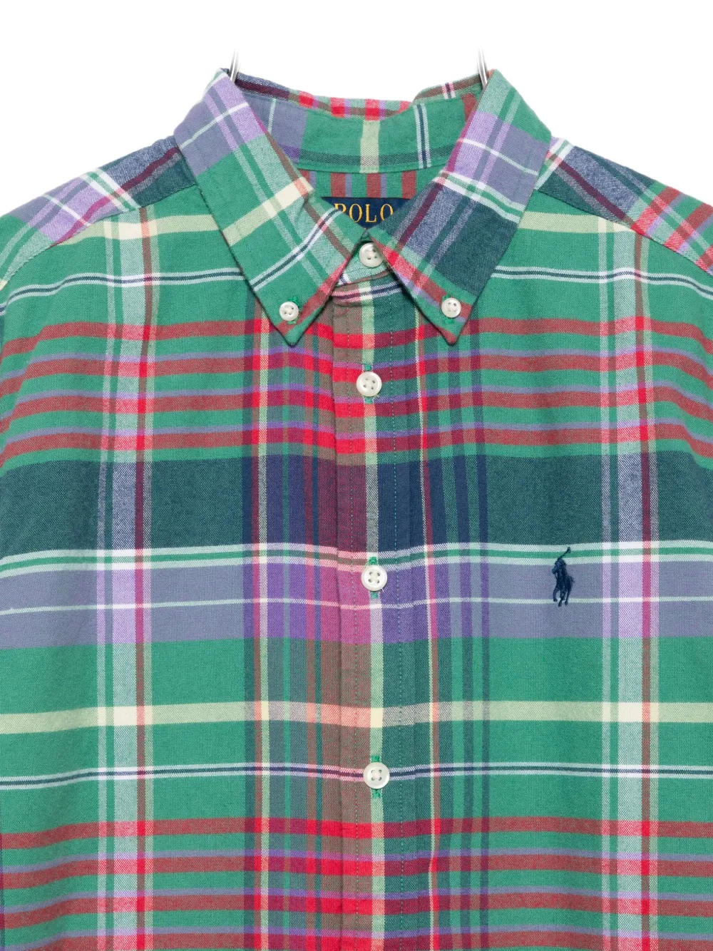 картинка Рубашка в клетку Polo Ralph Lauren Kids, зеленый от магазина Одежда+
